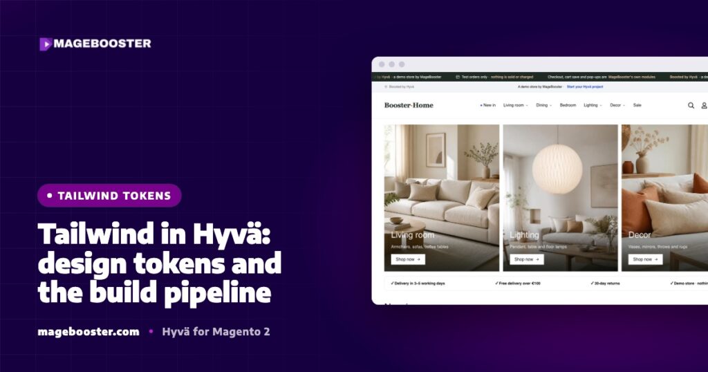 Tailwind in Hyvä: design tokens and the build pipeline