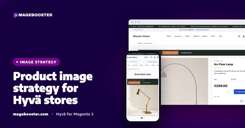 Productfotostrategie voor Hyvä-webshops