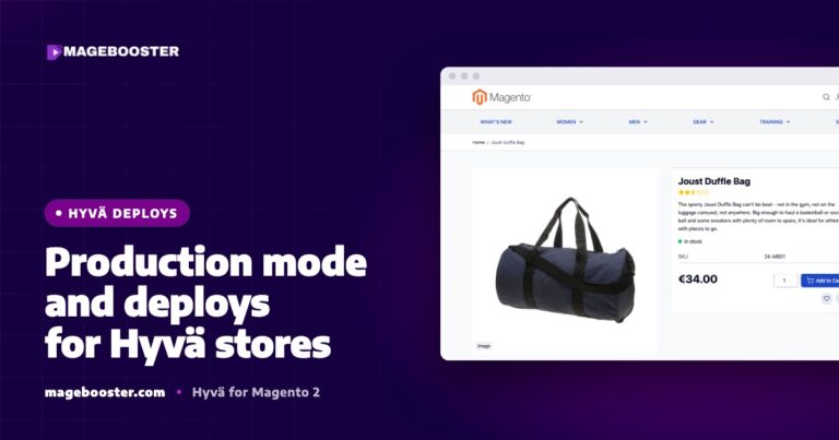 Production mode en deploys voor Hyvä-webshops
