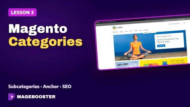 Magento 2 categories · Lesson 3