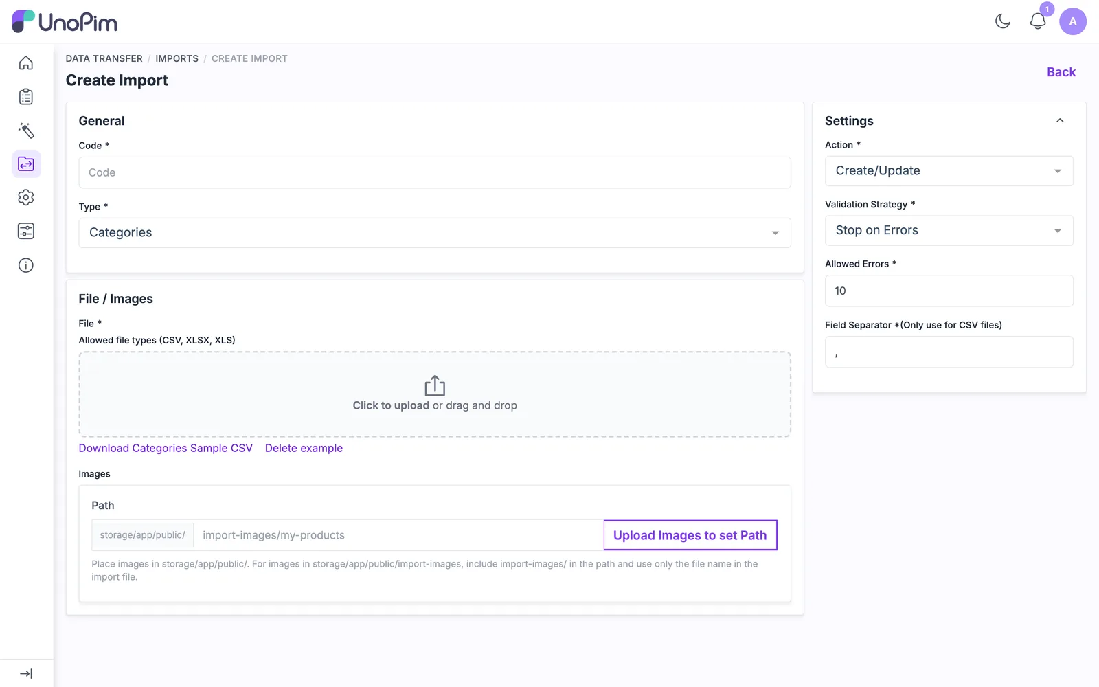 Easy data onboarding
